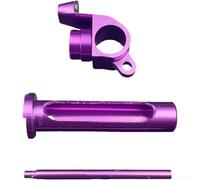 Kit guida linea in alluminio per SLX DC Casting Reel Upgrade(viola) | Vivace per finitura rossa, resistente, riduce l'attrito della lenza, compatibile con metanio, posizionamento preciso