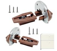 Kit guida per cassetti | Fermo per guide per cassetti sotto piano,Posizionatore di installazione della ferrovia di di mobili di ricambio per guardaroba