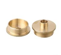 Kit guida per router in ottone, 11 pezzi, con adattatore per dado di bloccaggio, set di boccole di 8 dimensioni per taglio a coda di rondine, borsa inclusa, diametro esterno 10-30 mm