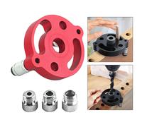 Kit guida per trapano autocentrante per fori dima da 6-10 mm, liscio, fori