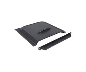 Kit guida porta schermo per camper da 30,5 cm, facile da montare per camper | Si adatta alla maggior parte dei camper, rimorchi, camper; sostituisce rotaie rotte; finitura nera; lunghezza 30,5 cm; facile
