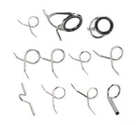 Kit Guide Pesca a per mosca 11 Acciaio Kit Guide Pesca a per | 11 totali, acciaio , include hook keeper, per tip top, snake guide, riparazione facile