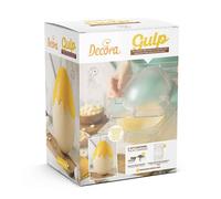 Kit Gulp 2 Stampi per Uova di cioccolato da 250g in policarbonato decorati e 4 molle