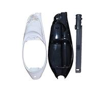 Kit gusci scocche anteriore + posteriore + copri bastone + tasto sgancio per aspirapolvere compatibile con Folletto VK 150