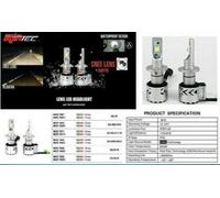 KIT H11 LED 2 PZ RIATEC MOD7811 HEADLIGHT LENS 12/24 6500k 600 lumen Lenticolari