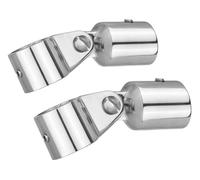 Kit hardware bimini top in acciaio inossidabile 316 con 2 guide a ganascia ed estremità ad occhiello for telaio del tettuccio della barca (25 mm)