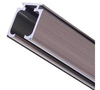 Kit hardware binario bypass for porta scorrevole - Sistema di binari in lega di alluminio durevole for un funzionamento regolare e silenzioso(Purple,200cm)