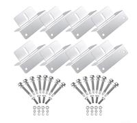 Kit hardware completo 48 componenti in alluminio leggero tra cui dadi e bulloni per installazioni sicure della barca (8 set)