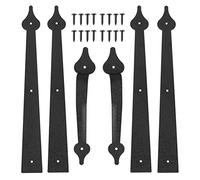 Kit Hardware Decorativo for Porta Del Garage, Cerniere for Maniglie for Porte, Fienili E Altro Ancora
