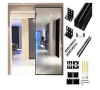 Kit Hardware For Porta Scorrevole Bifold Con Specchio Fantasma Senza Tracce