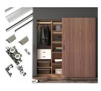 Kit Hardware For Porta Scorrevole Nascosta Con Chiusura Ammortizzata