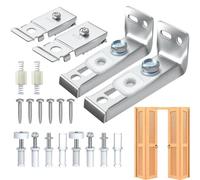 Kit Hardware Per Porta Bi-fold - Di Riparazione E Sostituzione Da 20 Pezzi Per Ante Scorrevoli E Per Armadi | Strumento Per La Manutenzione Della Porta Di Casa, Componenti Durevoli Per Una Facil