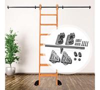 Kit hardware per porta scorrevole con binario di rotolamento per un funzionamento regolare in spazi domestici e uffici