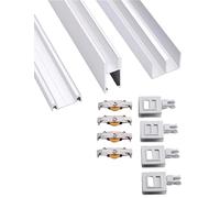 Kit hardware per porte scorrevoli a doppio binario per armadi in vetro, rulli silenziosi resistenti, binario scorrevole per vetrine e armadi