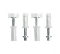 Kit hardware per ruote girevoli e guida superiori per porte a soffietto compatibile con armadio pieghevole scorrevole tasca e fisarmonica (4 pezzi)