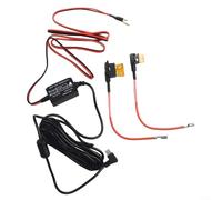 Kit hardwire auto per Dash Cam con doppio fusibile Link cavi USB per mini alimentazione 3.2M Lunghezza 12-24V Ingresso 5V 2A Uscita Bassa Tensione Cutoff Caratteristica