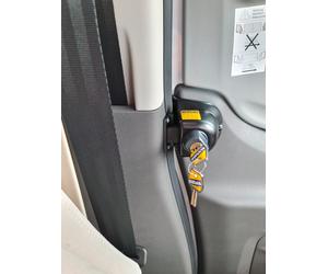 Kit heosystem van composto da 1 coppia di serrature antifurto e 2 serrature supplementari bianco per ford transit dal 2014