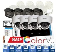 Kit Hikvision multilingueDS-2CD1083G2-LIU DS-2CD1183G2-LIU Kit di sicurezza domestica POE da 8 MP Kit di sicurezza domestica Smart Hybrid Light a colori