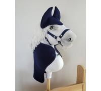 Kit Hobby Horse A3 - Derka + paraorecchie - Blu Navy