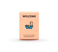Kit Home per il bagno (set di 50) | Ideale per affitti stagionali e Airbnb | Confezione elegante e compatta - Profumo piacevole | Completo e pronto all'uso