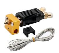 Kit hotend 2 in 1 out Compatible with stampante 3D, estrusore bicolore, estrusore interamente in metallo da 0,4 mm/1,75 mm, compatibile con stampante 3D TEVO/ALFWISE/Ender 3/CR-10(24V Kit)