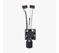 Kit Hotend a Testa di Stampa della Stampante 3D per Lab P1P P1S, Sostituzione del Kit di End Hot ExtrUder con Ugello in Acciaio Indurito 0,2 Mm, 2510 Ventole, Termistore