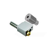 Kit hotend compatibile con Super Racer Delta - ugello in ottone 4 in 1, heatbreak, blocco termico, gola e dissipatore di calore for stampante 3D
