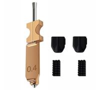 Kit hotend da 0,4 mm per ugello Flashforge AD5X, ugello completamente rimovibile in metallo con copertura in silicone e ugello per pulire parti AD5X ad alta velocità