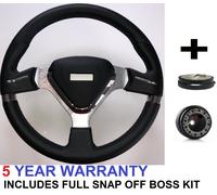 Kit Hub E Volante A Scatto Compatibile Con Mazda MX3 MX5 MX6 13.7" 3 Razze Nuovo