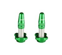 Kit ice di tappi in alluminio x2 e dadi x2 airflow green
