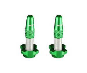 Kit ice di tappi in alluminio x2 e dadi x2 airflow green