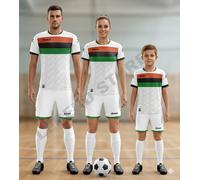 Kit Icon Zeus Completino Calcio bianco arancio Venezia Emirati Arabi sconto 10pz