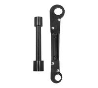 Kit Idraulico Chiavi Angolari per Valvole 3/8-1/2 Pollici in Acciaio Ni Placcato - Utensili per Installazione e Rimozione Rapida, Perfetti per Lavelli Cucina e Bagno