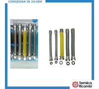 KIT IDRAULICO MONTAGGIO CALDAIA 5 FLESSIBILI ACQUA 1/2" 3/4" CM 20-40 GAS 3/4"