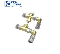 Kit Idraulico per fancoil idronico NEMO ideal Clima a 3 vie motorizzabile