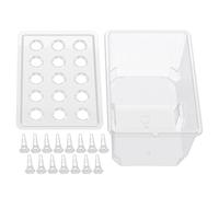 Kit Idroponico per Coltivazione Cassetta Per Germinazione Con 15 Per Semina | Giardino Idroponico da Interno per la Coltivazione per Uso in Serra Fattoria Cortile Esterno Vano Finestra Cucina e