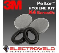 Kit igienico 3M Peltor per paraorecchie X4 cuscinetti di ricambio paraorecchi...