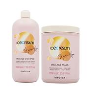 Kit Illuminante Pro-Age all'Olio di Argan - Shampoo 1000 ml + Mask 1000 ml - Inebrya