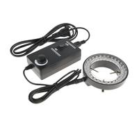 Kit Illuminatore Lampada Anello Stereo per Microscopio 62mm Con Cavo Adattatore