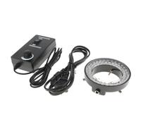 Kit illuminatore per lampada ad anello stereo microscopio 62mm con alimentatore