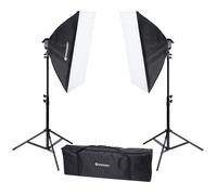 Kit illuminazione Bresser BR-2246B 2250W Softbox 60x90cm 10 lampade