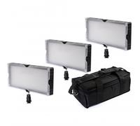 Kit illuminazione Bresser SL-360A LED Bicolore 3 Pannelli 21,6W 2400 Lux