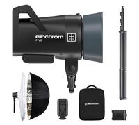 Kit Illuminazione Elinchrom FIVE Ritratto Esterno Flash 500W LED Bicolore