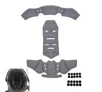 Kit Imbottiture per Casco per Bell Avenue MIPS 2019-Present, Cuscinetti Interni di Ricambio Morbidi, Traspiranti e Lavabili con Punti a Strappo, B Gray
