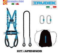 Kit Imbracatura Anticaduta Sicurezza Per Lavori in Quota Regolabile Tg S-XXXL