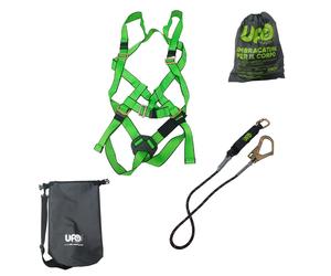 KIT IMBRACATURA SICUREZZA KUIPER 1 PRO DORSALE/STERNALE+ASSORBITORE ENERGIA UFO