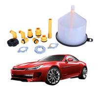 Kit imbuto di spurgo per radiatore - 15 pezzi imbuto a prova di perdite per autoveicoli | Accessori per di raffreddamento per officina, garage, commerciale e