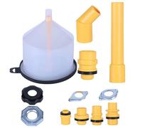 Kit imbuto di spurgo per radiatore - Imbuto per radiatore a prova di perdite 15 pezzi, per di raffreddamento per officina, garage, commerciale e