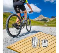 Kit imbuto olio bici alluminio con tappo lungo per spurgo freni a disco