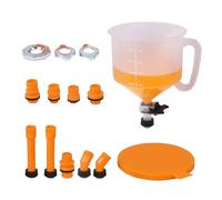 Kit imbuto radiatore senza versamento, kit imbuto liquido di raffreddamento senza perdite, spurgo imbuto per radiatore, kit imbuto liquido di raffreddamento senza fuoriuscite